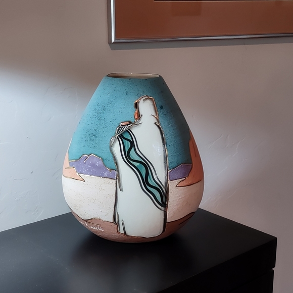 Vintage Southwestern Vase by Russell's Originals